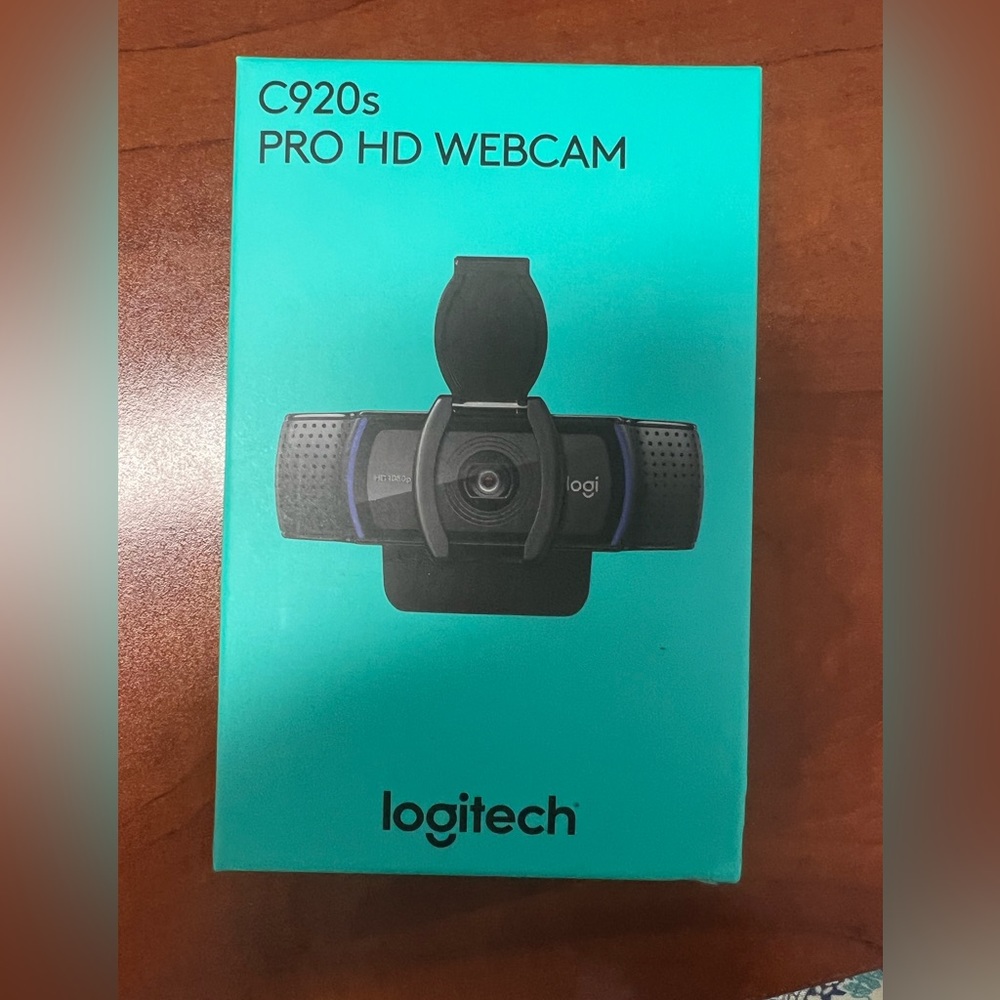 Logitech C920S HD Pro webcam with privacy shutter